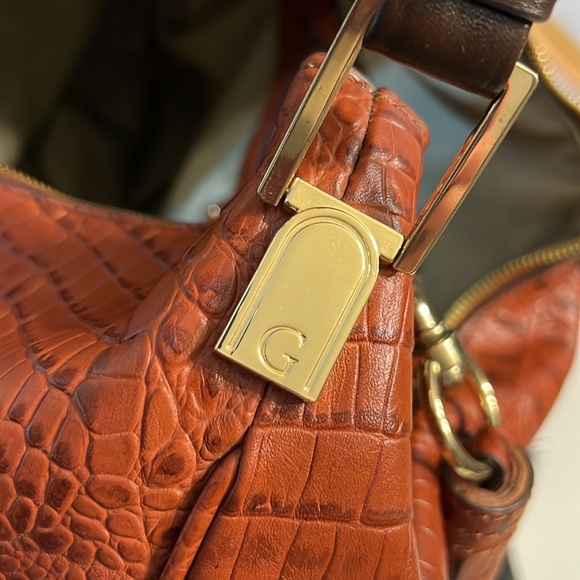 GILI alligator bag large bag zippered closure shoulder bag - Picture 12 of 12